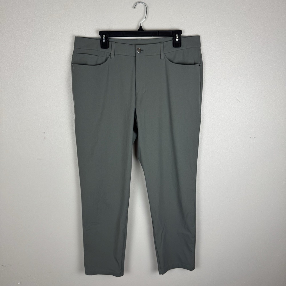 Lululemon ABC Classic-Fit Trouser in Warpstreme Olive Green 32" Size 36